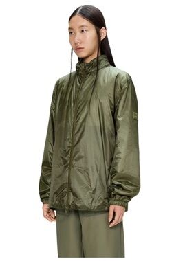 RAINS Unisex Kauto Insulated Jacket In Marsh Green Size Small Raincoat EUC